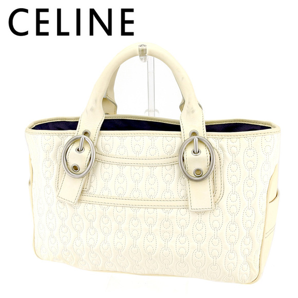 Celine beige leather Boogie tote Bag - Picture 1 of 6